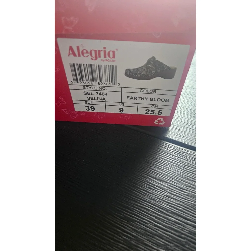 Alegria Selina Earthy Bloom Clog Shoes Women US 9 EUR 39 - Picture 4 of 4
